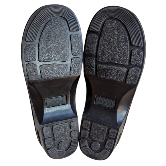 Born Brown Genuine Leather Clogs EUC Size 8 - Picture 8 of 8